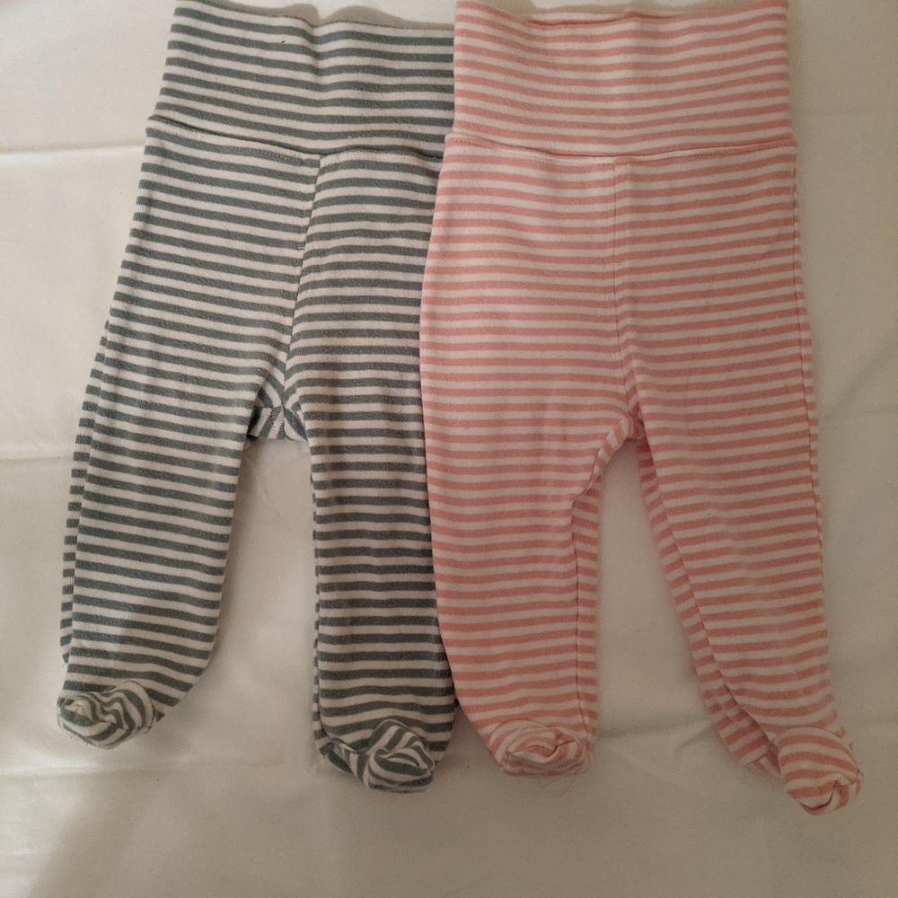 2 pants 3-6 months baby girl